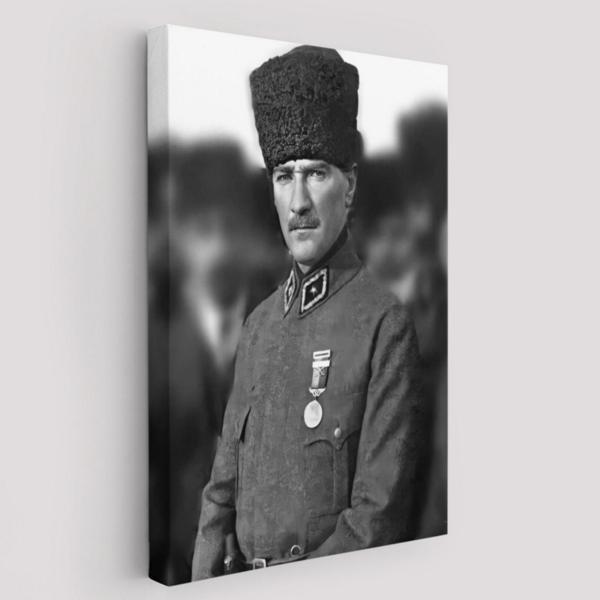 Mustafa Kemal Atatürk Dekoratif Kanvas Tablo, Duvar Dekoru 6500 - Image 1