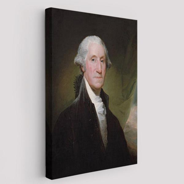 George Washington ABD Kurucusu Dekoratif Kanvas Tablo, Duvar Dekoru 6411 - Image 1