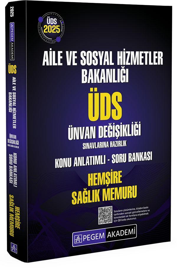 2025 ÜDS Aile ve Sosyal Hizmetler Bakanlığı Ünvan Değişikliği Sınavlarına Hazırlık Konu Anlatımlı Soru Bankası - Pegem Akademi Yayıncılık - Image 1