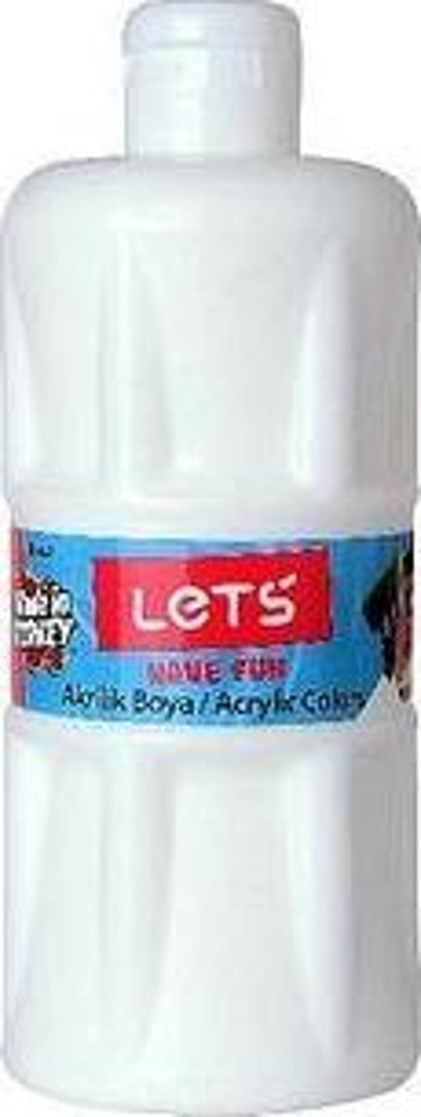 Lets Akrilik Boya Beyaz 500 Ml.  - Image 1
