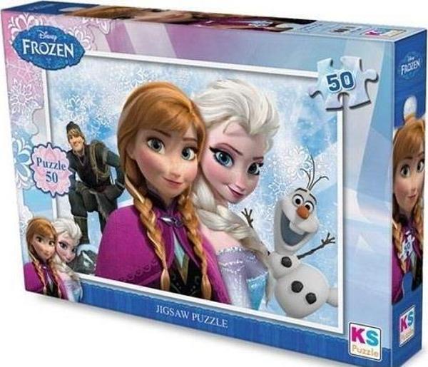 Ks Games Puzzle Frozen 50 Parça Frz-709 - Image 1