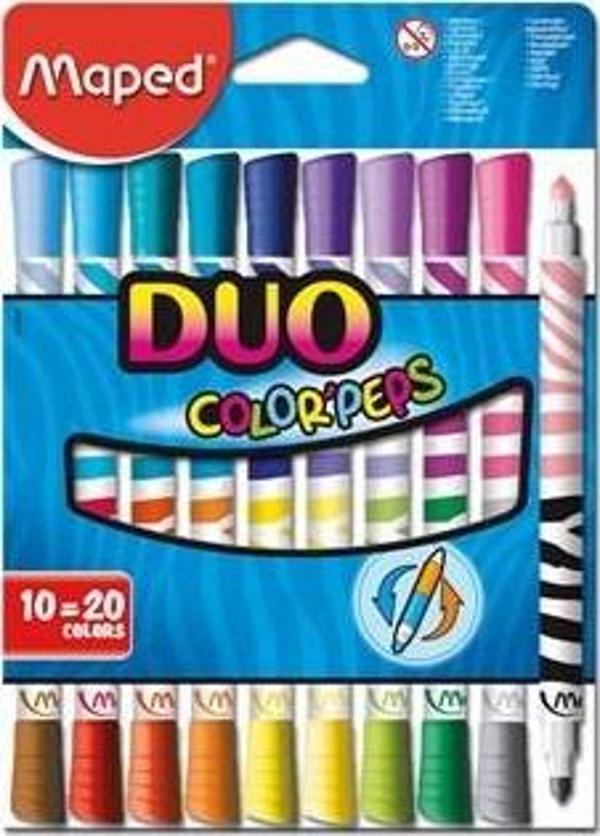 Maped Color’Peps Duo Keçeli Kalem 10 Lu 847010 - Image 1