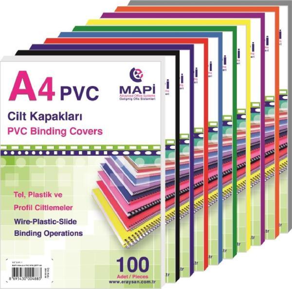 Mapi A-4 Cilt Kapağı 450 Micron Beyaz 50 Li 2042500 (1 Paket 50 Adet) - Image 1