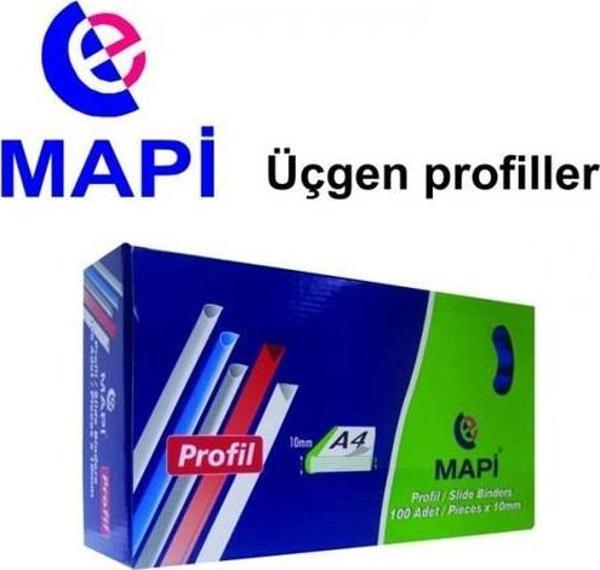 Mapi Üçgen Profil 12 Mm Kırmızı 100 Lü 2141203 (1 Paket 100 Adet) - Image 1