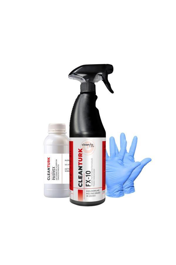 Cleanturk Fx10 Ağır Pas Sökücü | Konsantre Formül, Hızlı Temizlik Çözümü Kit - Image 1