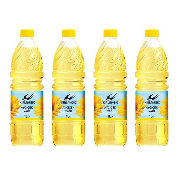 Kırlangıç Ayçiçek Yağı 1 lt x 4 Adet - Image 1
