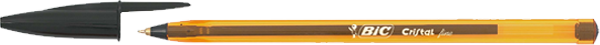 Bic Cristal Fine Tükenmez Kalem Siyah 872731 50 Li (1 Paket 50 Adet) - Image 1