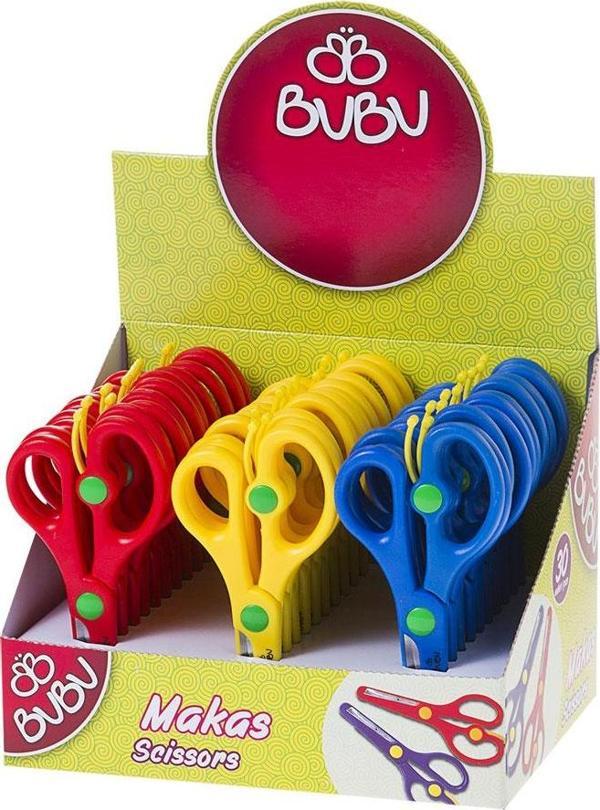 Bu-Bu Bubu-00119 Öğrenci Makası 30 Lu Frenli (1 Paket 30 Adet) - Image 1