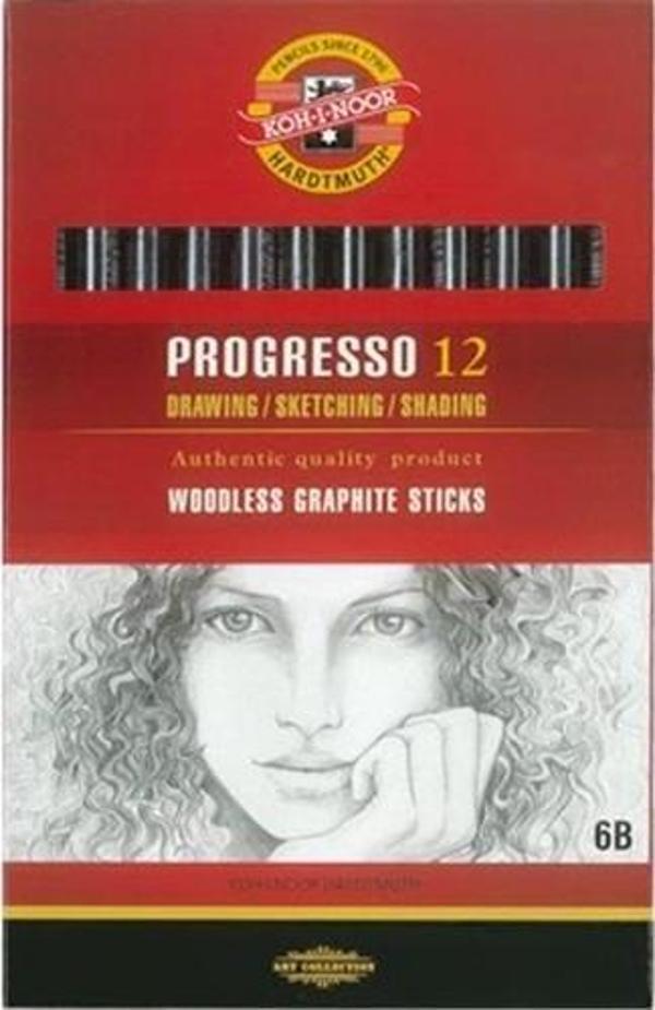 Koh-i Noor Woodless Graphite Pencil 8911 6B Graphite Kalem 8911-06B004Pz 12 Li - Image 1