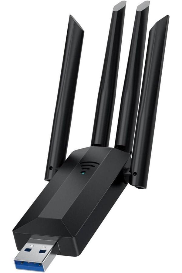 Narita Kablosuz  Wifi 4 Anten 1200M Usb3.0 Wifi Adaptörü Dual Band 2.4G 5Ghz Usb 3.0 Wireless Adapter - Image 1
