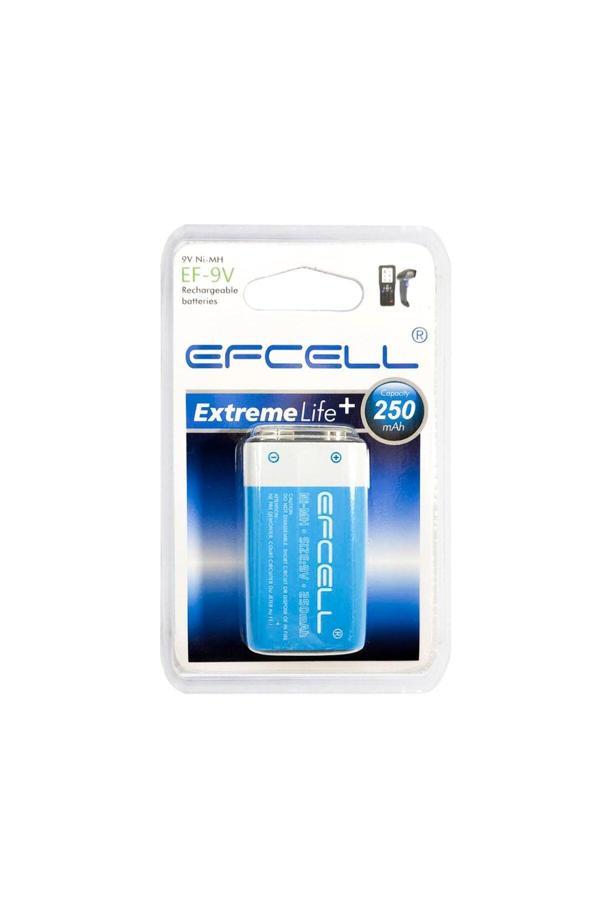 Magnesia Magnes Efcell Ef-9V Şarjlı Pil 9V 250 Mah Ni-Mh - Image 1