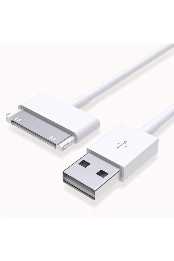 Narita Iphone 4 4S Ipod Nano Ipad (1- 2-3. Nesil) 30 Pin 1.5Metre Usb Veri Şarj Kablosu - Image 1
