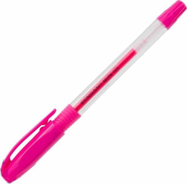 Pensan Jell Kalem Neon 1,0Mm Pembe Pe02229Jkpe 12 Li (1 Paket 12 Adet) - Image 1
