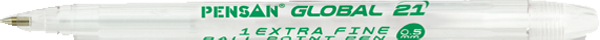 Pensan Tükenmez Kalem Global 0.5 MM Yeşil 2221 12 li (1 Paket 12 Adet) PE02221TKYE - Image 1