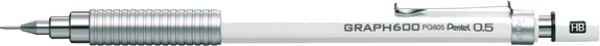 Pentel Pg-605-W Versatil Kalem 0,5 Mm Çizim Beyaz - Image 1