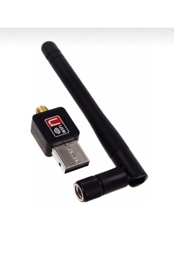 Dnr Bilişim Masaüstü Pc Wireless 300 Mbps 9Cm Antenli Adaptörü Kablosuz Ağ Pc Usb Wifi Alıcı-Snw5 - Image 1