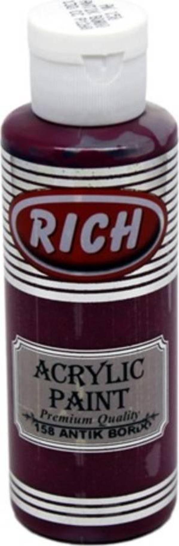 Rich Ak-130-158 Akrilik Boya 130 Cc Antik Bordo - Image 1