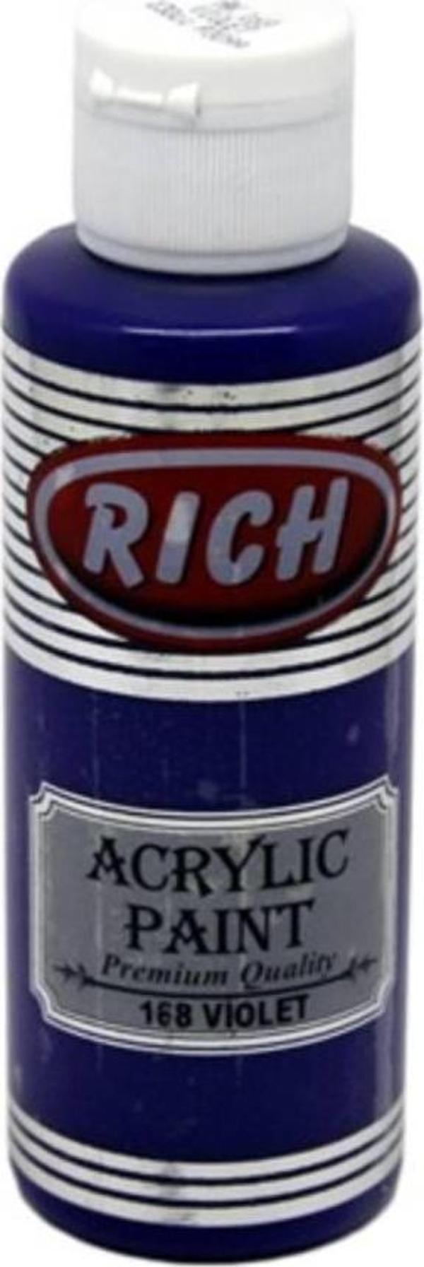 Rich Ak-130-168 Akrilik Boya 130 Cc Violet - Image 1