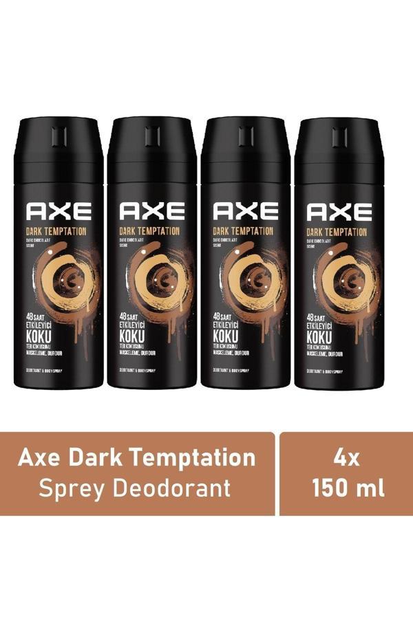 Erkek Deodorant Dark Temptation 150 Ml - 4'lü Avantaj Paketi - Image 1