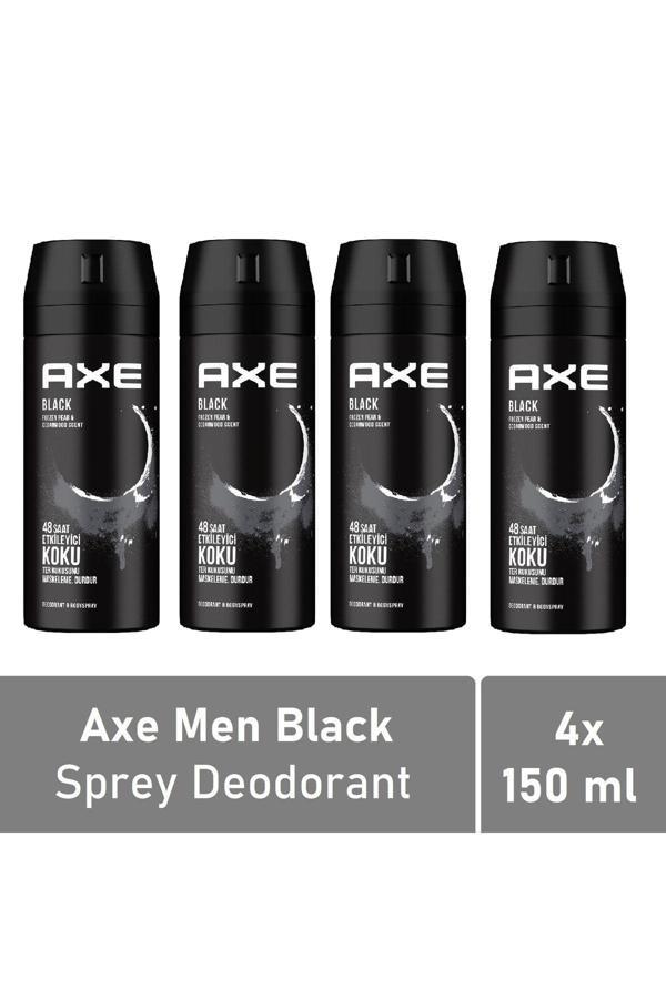 Men Deodorant Black 150 Ml - 4'lü Avantaj Paketi - Image 1