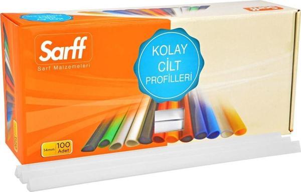 Sarff Sırtlık 15 Mm Geniş Beyaz 100 Lü (1 Paket 100 Adet) - Image 1