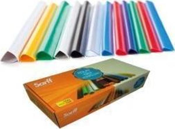 Sarff Sırtlık 15 Mm Geniş Kırmızı 100 Lü (1 Paket 100 Adet) - Image 1