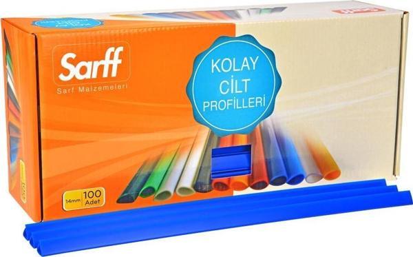Sarff Sırtlık 6 Mm Mavi 100 Lü (1 Paket 100 Adet) - Image 1