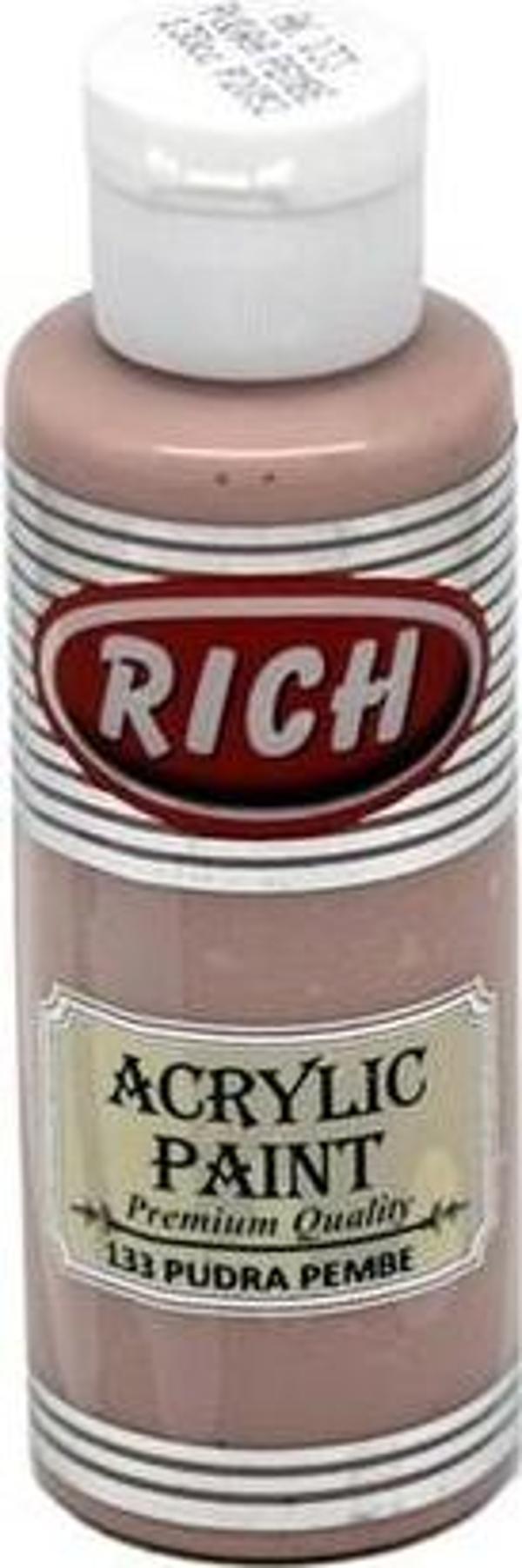 Rich Ak-130-133 Akrilik Boya 130 Cc Pudra Pembe - Image 1