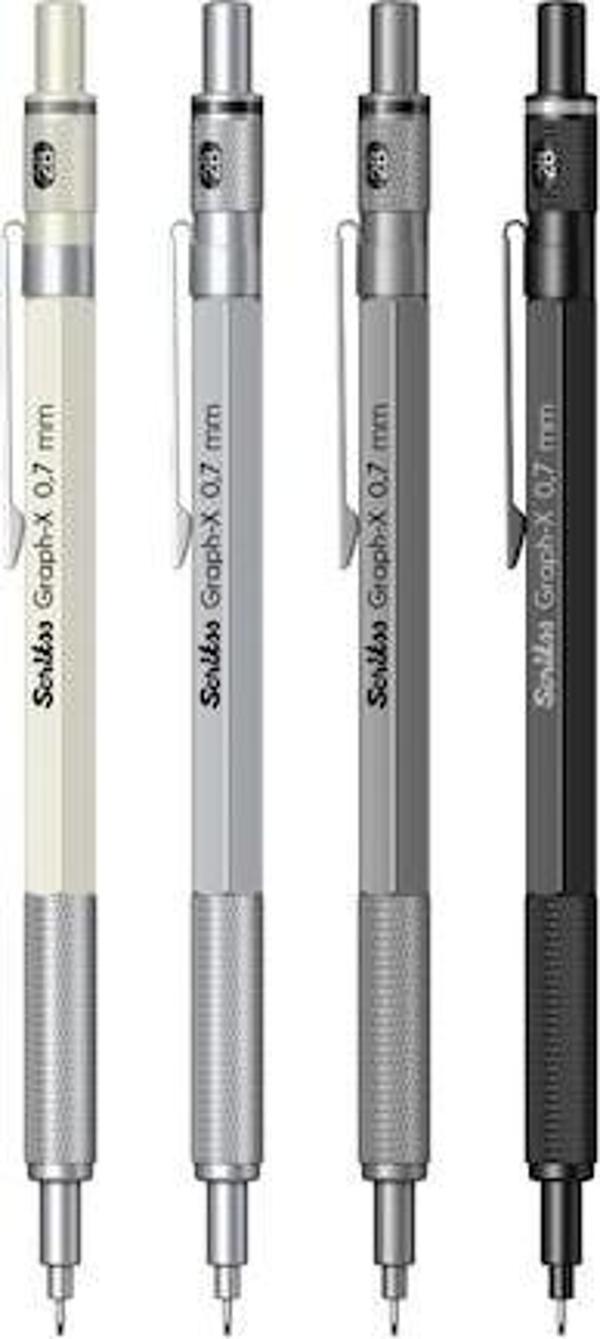Scrikss Versatil Kalem Graph-X 0,7 Mm Metal Renkler 8690187386206 Karışık Renklerde - Image 1