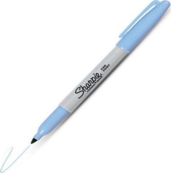 Sharpie Permanent Kalem M Açık Mavi Bulk 12 Li (1 Paket 12 Adet) - Image 1