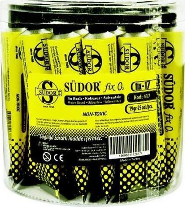 Südor Solventsiz Sıvı Yapıştırıcı 19 Gr Su Bazlı Sd-417 (1 Paket 25 Tüp) - Image 1
