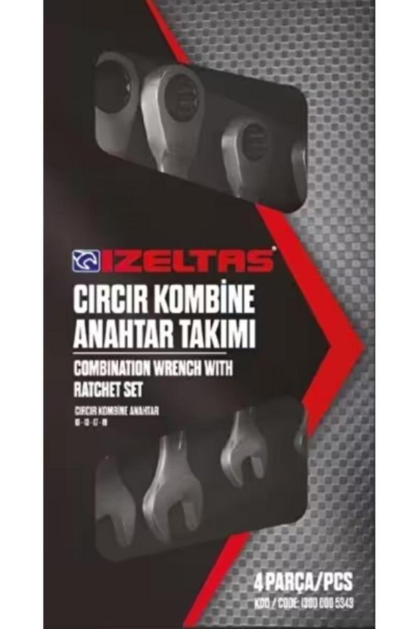 İzeltaş Cırcır Kombine Anahtar Takımı 4'lü 13000 005343 - Image 1