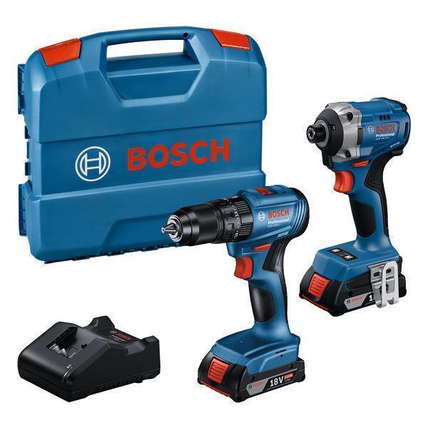 Bosch GDR 18V-215 + GSB 185-LI Kombi Set 2x2,0Ah - Image 1
