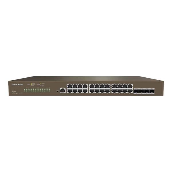 IP-COM G3328F 24GE Port, 4xSFP Cloud Yönetilebilir Switch - Image 1