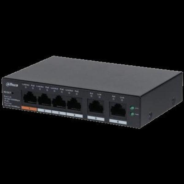 DAHUA CS4006-4GT-60 4 PORT 4XGE-2XGE YÖNETİLEBİLİR 60W POE SWİTCH - Image 1