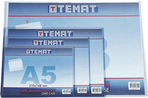Temat A5 Afiş Muhafaza Kabı 20 Li 273245 (1 Paket 20 Adet) - Image 1