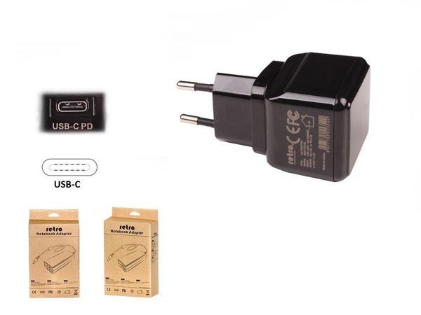 RETRO 18W USB-C PD Tablet ve Telefon Adaptörü RNA-UTC18 - Image 1