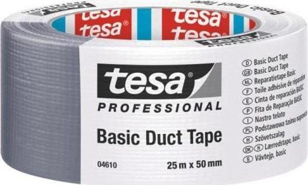 Tesa 04610 Basic Duct Tamir Bandı Siyah 50X50 Mm - Image 1