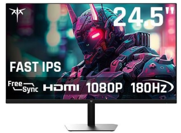 KTC H25T7 24.5" 180 Hz 5 ms ( HMDI + Dısplay Port ) 1920x1080 FHD FAST IPS FLAT Monitör - Image 1