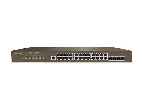 IP-COM G5328F 24GE Port, 4xSFP L3 Cloud Yönetilebilir Switch - Image 1