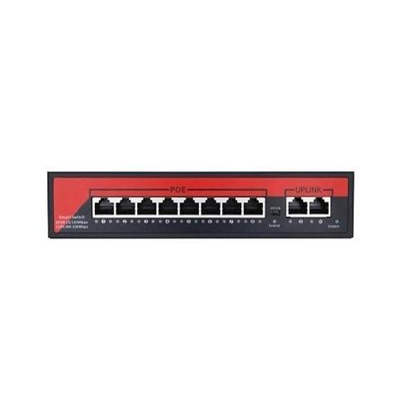 EZCOOL EZ-08PSE 8PORT 8FE+2FE MEGABIT POE SWITCH 120W - Image 1