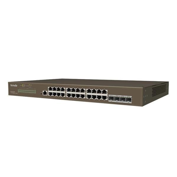 TENDA TEG3328F 24GE Port, 4xSFP L2 Yönetilebilir Switch - Image 1