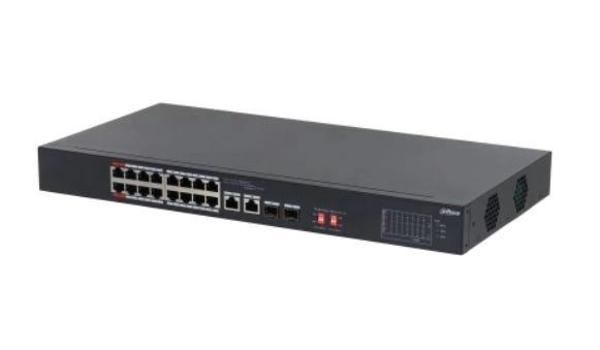 DAHUA DH-S3218-16ET-135 16 PORT 16XFE-2XGE-2XGE/SFP 135W POE SWİTCH - Image 1