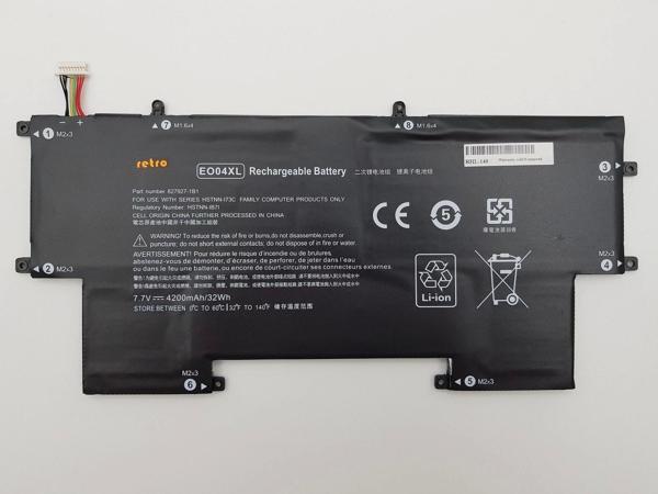 RETRO Hp EliteBook Folio G1, EO04XL Notebook Bataryası - Ver.1 (Beyaz Soket) - Image 1