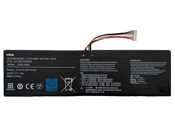 RETRO Gigabyte G-Style GAG-N4A Notebook Bataryası - Image 1