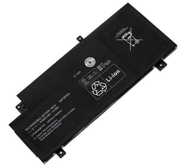 RETRO Sony Vaio SVF14A, SVF15A, VGP-BPS34 Notebook Bataryası - Image 1