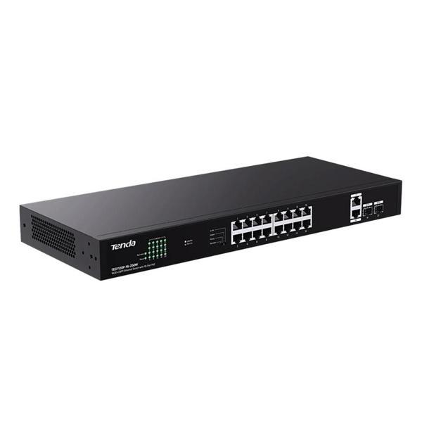 TENDA TEG1120P-16-250W 16GE PoE Port (250W), 2x Uplink, 2xSFP Switch - Image 1