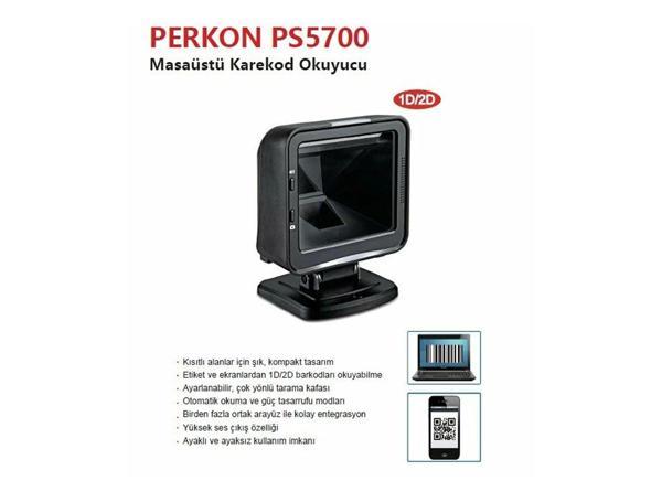 PERKON PS5700 USB 1D-2D (Karekod) Barkod Okuyucu - Image 1
