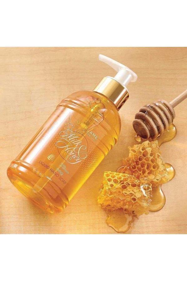 Oriflame Milk & Honey Gold Organik Süt Ve Bal Özleri Içeren Yumuşatıcı Sıvı El Sabunu 300Ml 31603 - Image 1