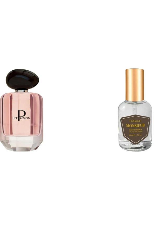 Farmasi Her Passion Kadın Parfümü Edp Monsıeur Erkek Parfüm 50 Ml - Image 1